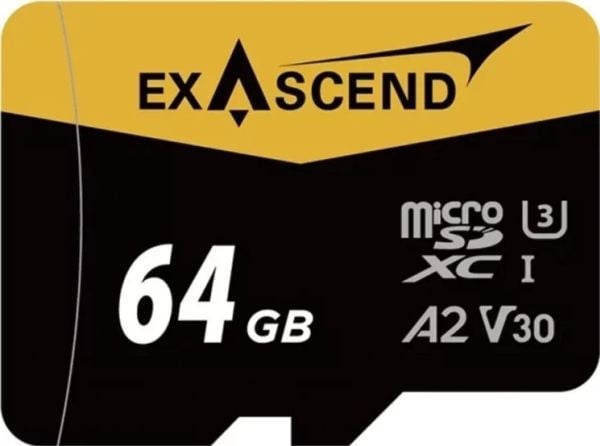 ExAscend Catalyst MicroSDXC 64 GB UHS-I/U3 A2 V30 (EX64GUSDU1-AD)