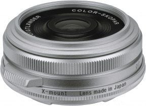 Voigtlander Color Skopar 18 mm f/2,8 objektiv til Fujifilm X - sølv