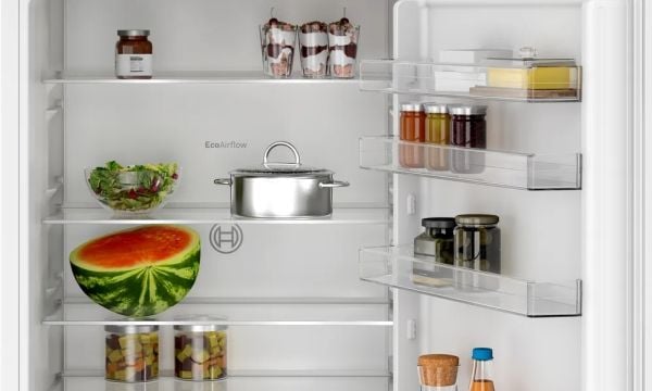 Bosch Serie | 2 KBN96NSE0 - Kjøleskap/fryser - bunnfryser - innebygd - Wi-Fi - fordypning - bredde: 71 cm - dybde: 56 cm - høyde: 194 cm - 383.1 li...
