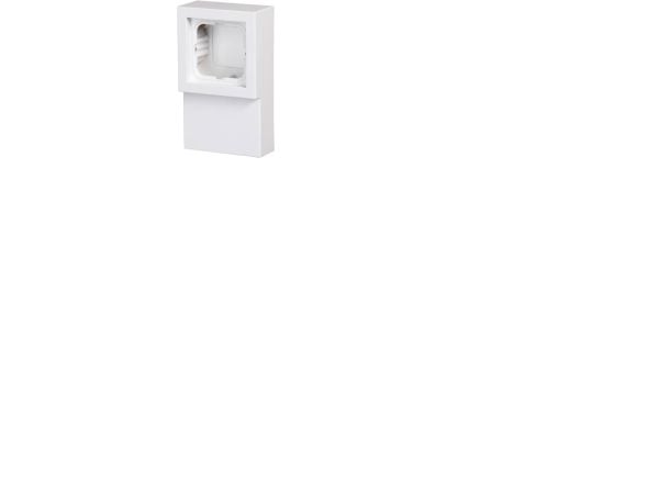 FIX-PRO Hafobox Halogeeniton eturasia putkikourulla (2x Ø16-20 mm), 2 moduulia, Ø76 50mm syvä, sininen eurokotelo