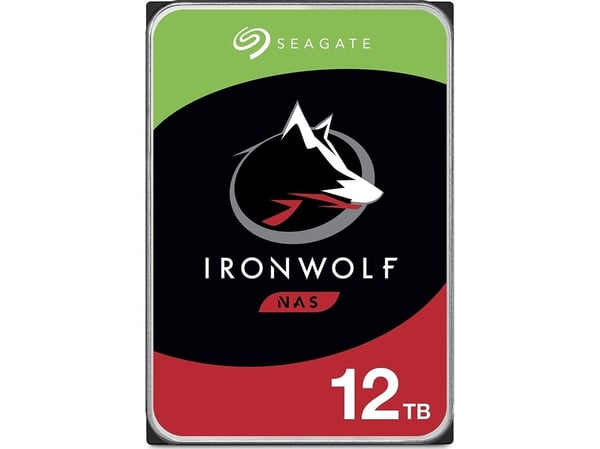 Seagate IronWolf ST12000VN0008 - harddisk - 12 TB - intern - 3,5" - SATA 6 Gb/s - 7200 rpm - buffer: 256 MB
