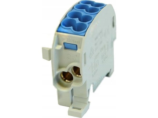 Simet-jakelulohko Al/Cu SCB 25 (80110) SIMBLOCK sininen 81501003 81501003
