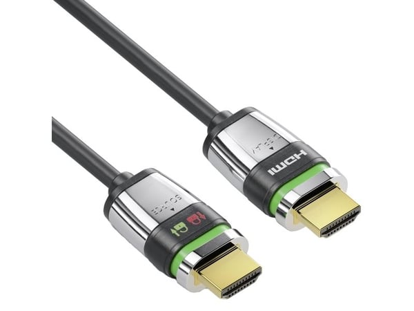 PureLink FiberX Series FX-I375 - Ultra High Speed - HDMI-kabel - HDMI hann til HDMI hann - 10 m - skjermet hybrid kobber/fiber-optikk - svart - run...