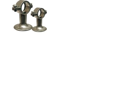 FIX-PRO zink rörhållare ¾" x 30 mm med väggfläns för 22 mm insats samt 13-16 & 19 mm förlängare
