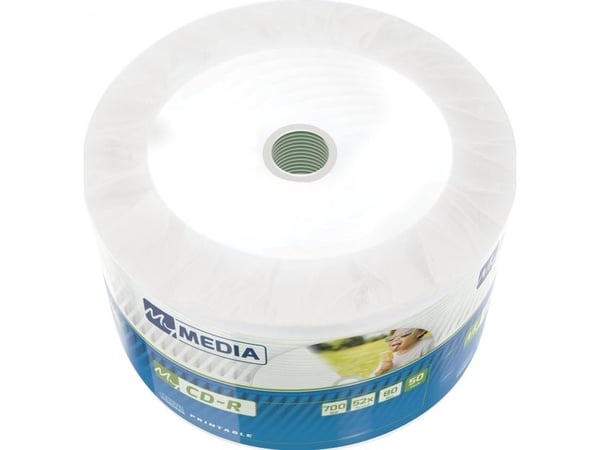Verbatim MyMEDIA av Verbatim CDR 700MB 52X BRED UTSKRIFTLIG 50PK Wrap 69206