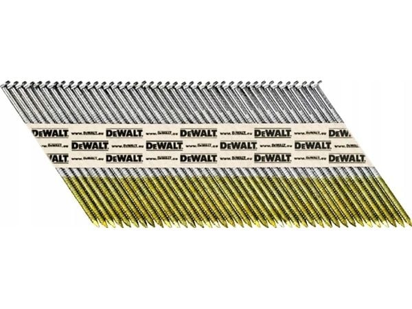 Dewaltin galvanoidut naulat, rengasrunkoinen 34°; 2,8 x 75 mm (2200)