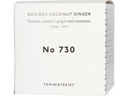Teministeriet Teministeriet - 730 Rooibos Coconut Ingefær - Løs Te 100g