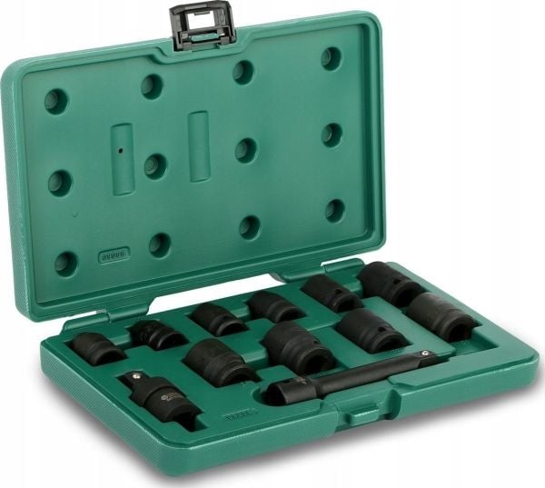SATA 1/2" IMPACT socketsett 12 stk.