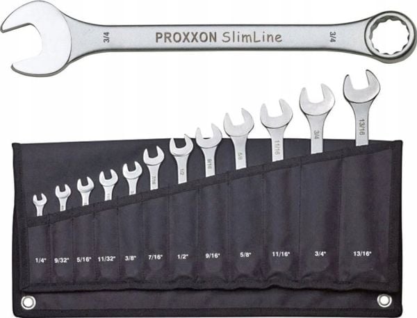 Proxxon sett skiftenøkler ring-/fastnøkkel tommer PROXXON [12 deler]