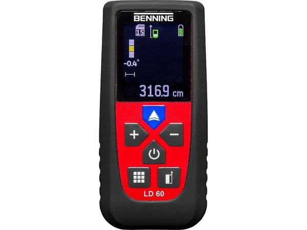Benning LD 60 laser avstandsmåler måleområde (maks.) (detaljer) 60 m (050501)