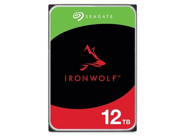 Seagate IronWolf ST12000VN0008 - harddisk - 12 TB - intern - 3,5" - SATA 6 Gb/s - 7200 rpm - buffer: 256 MB