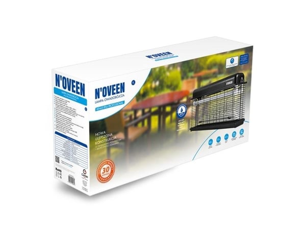 Noveen insektlampe IKN45 IPX4 svart