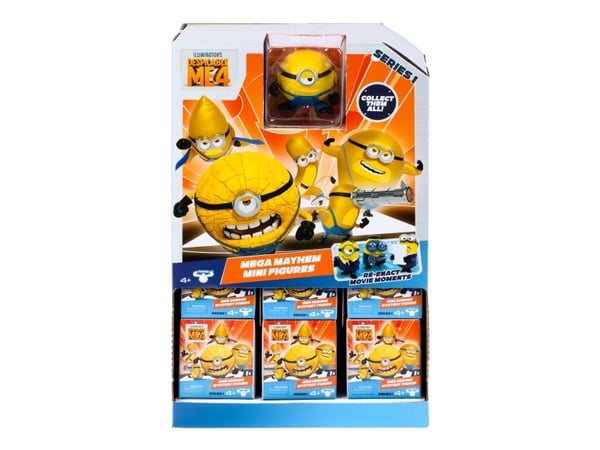 DESPICABLE ME 4, Mini Minions Mystiske Figurer 5 cm DESPICABLE ME 4, Mini Minions Mystiske Figurer 5 cm