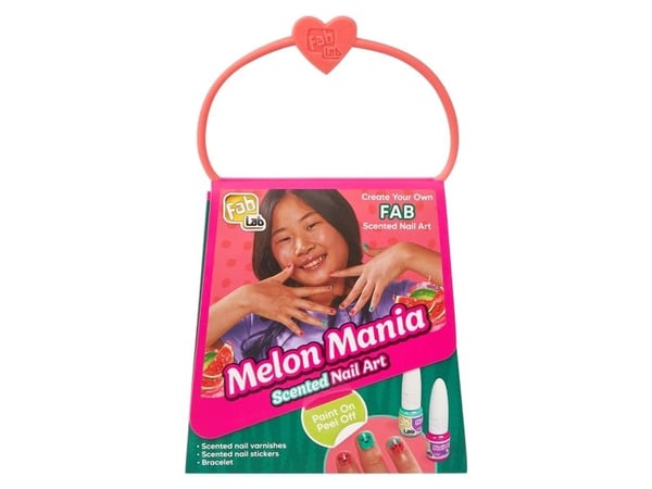 FabLab Melon Mania Neglekunstsæt med duft
