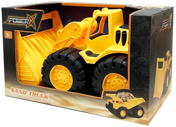Power X, Sandkasse Bulldozer med frontskær 25 cm