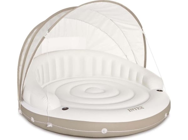Intex 58292, Beige, Hvit, Flytende Øy, Monokromatisk, Vinyl, 200 kg, 199 cm