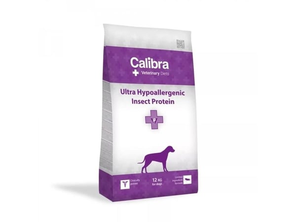 CALIBRA Veterinary Diets Dog Hypoallergenic Skin&amp;Coat - torrfoder för hundar - 12 kg