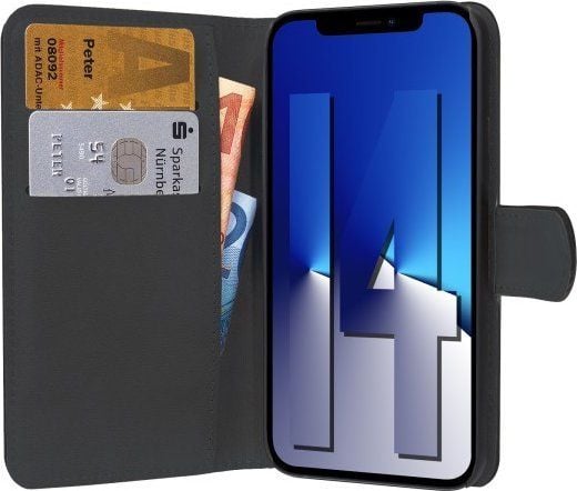 PEDEA Book Cover Classic for iPhone 14 svart ( 50160945 )