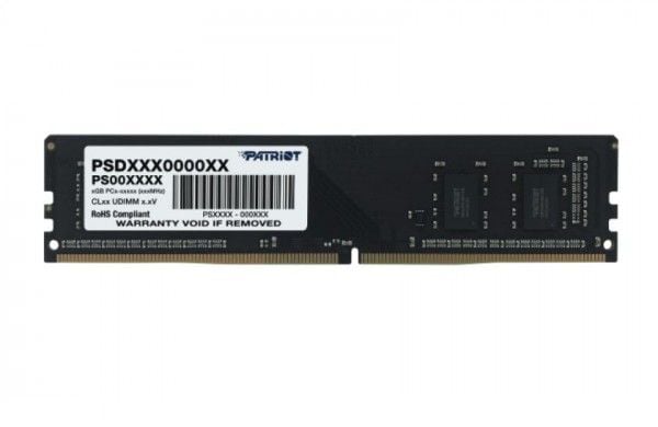 Patriot Signature Line - DDR4 - modul - 8 GB - DIMM 288-pin - 1600 MHz / PC4-25600 - CL22 - 1.2 V - ikke-bufret - ikke-ECC
