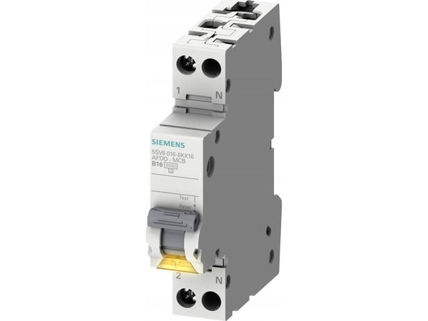 Palokipinäilmaisin ylivirtapiirillä AFDD-MCB-yhdistelmä 230V 6kA 1+N B 16A 5SV6016-6KK16 5SV6016-6KK16