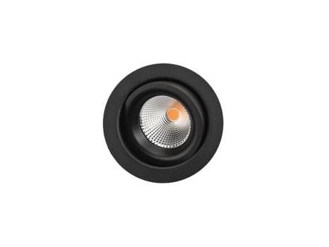 Downlight Junistar ECO Isosafe LED 6W 927 sort (pakke med 8 stk)