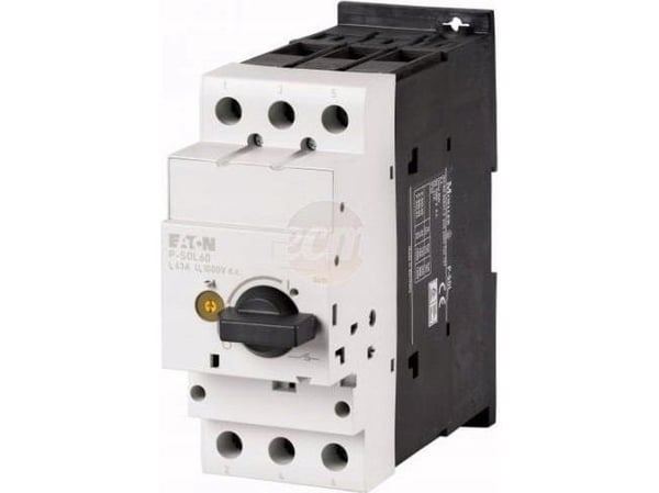 Eaton P-SOL60, Roterande brytare, 2P, Kabel, Svart, Vit, IP20, TÜV, CE, UL, CSA