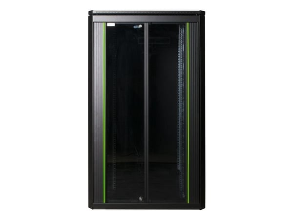 Lanview by Logon Data Line - Rack skap - 800 x 1000 mm, data line - free-standing - svart - 26U - 19"