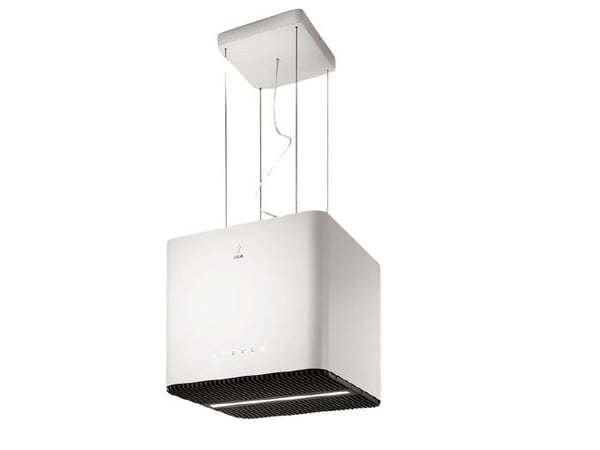 Elica Pix WH/F/42 - Panser - Island - bredde: 42 cm - dybde: 42 cm - resirkulering - hvit