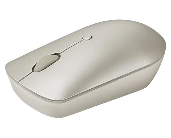 Lenovo 540 Wireless Compact - Mus - høyre- og venstrehåndet - optisk - 4 knapper - trådløs - 2.4 GHz - USB trådløs mottaker - sand - løsvekt - brun...