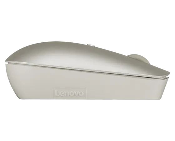Lenovo 540 Wireless Compact - Mus - høyre- og venstrehåndet - optisk - 4 knapper - trådløs - 2.4 GHz - USB trådløs mottaker - sand - løsvekt - brun...