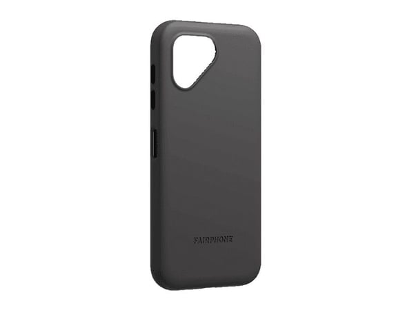 Fairphone - bakdeksel til mobiltelefon - termoplastisk polyuretan (TPU) - matt svart - for Fairphone 5