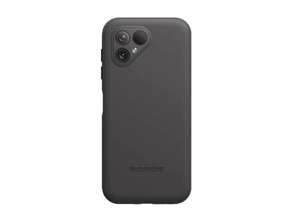 Fairphone - bakdeksel til mobiltelefon - termoplastisk polyuretan (TPU) - matt svart - for Fairphone 5
