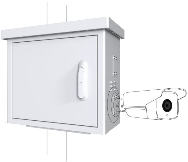 Lanview RCCTV002, 0U, 65 kg, Näppäinlukko, 40 kg, Valkoinen