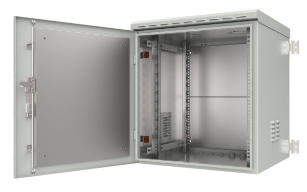 Lanview by Logon - Rack skap - 60 x 60 - veggmonterbar - hvit, RAL 7035 - 12U - 19"