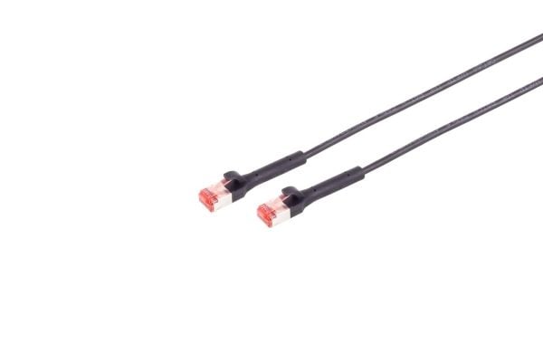 Lanview Flex-Angle - Koblingskabel - RJ-45 (hann) til RJ-45 (hann) - 50 cm - 3.6 mm - U/FTP - CAT 6a - med støvel, uten hindringer, 10 Gigabit ethe...