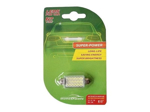 LED-lamppu SV8.5 41 mm 36 SMD - 1 kpl
