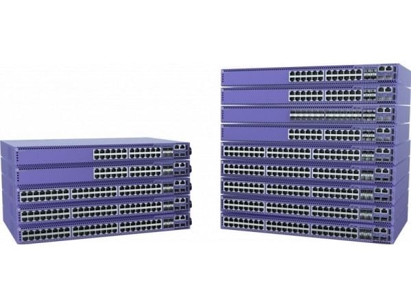 Extreme Networks 5420F - Switch - L3 - 24 x 10/100/1000 + 4 x 1 Gigabit / 10 Gigabit SFP+ (opplink) - rackmonterbar - PoE (380 W) - AC