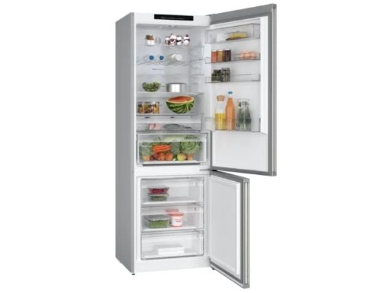 Bosch Serie 4 KGN49EICF, 440 l, SN-T, 11 kg/24t, C, Fresh zone compartment, Rustfritt stål