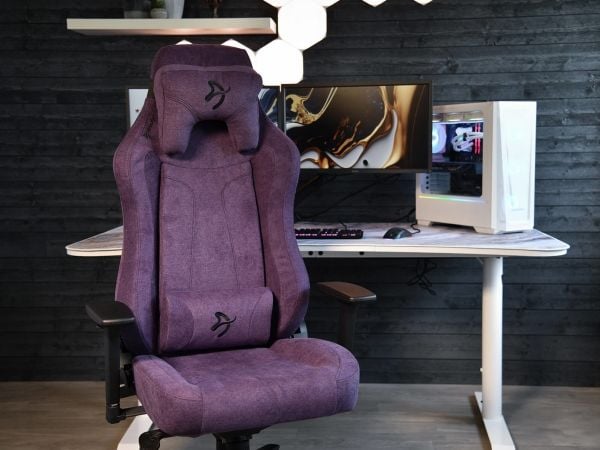 Arozzi Vernazza Soft Fabric - Gaming chair - Purple
