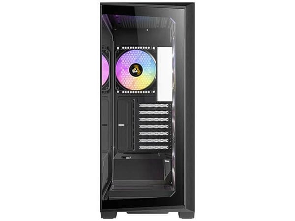 Antec Constellation Series C3 ARGB - Mid tower - ATX - sidepanel med vindu (herdet glass) - ingen strømforsyning - svart - USB/lyd