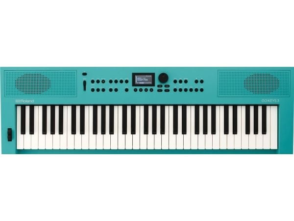 Roland GO:KEYS 3, 61 taster, Knapper, Rotasjon, lysbildeviser, USB/Bluetooth, 950 mm, 286 mm, 87 mm