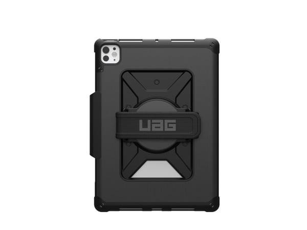 UAG Metropolis Series - Baksidesskydd för surfplatta - med handrem - composite, polyuretan (PU) - svart - för Apple 11-inch iPad Pro (M4)