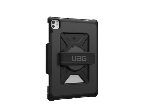 UAG Metropolis Series - Baksidesskydd för surfplatta - med handrem - composite, polyuretan (PU) - svart - för Apple 11-inch iPad Pro (M4)