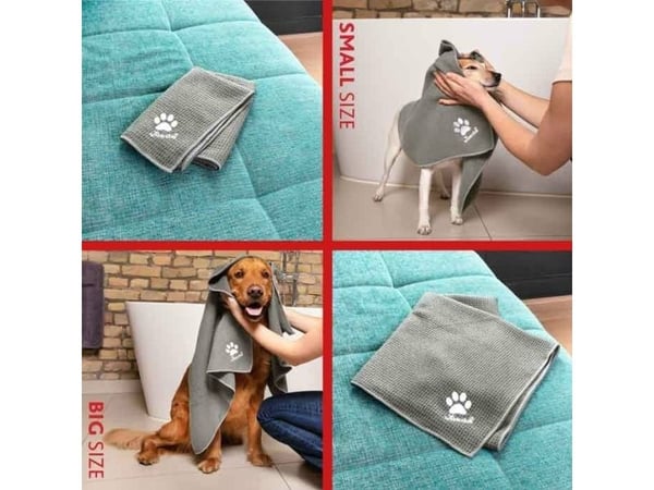 Vileda 172651, Katt, Hund, Mikrofiber, Grå, XL, 650 mm, 1000 mm
