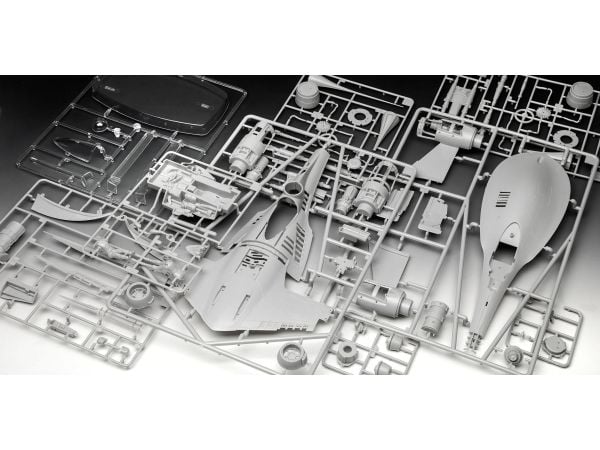 Revell N1 Starfighter, Spaceship model, Monteringssett, 1:24, N-1 Starfighter, Alle kjønn, Star Wars - The Mandalorian