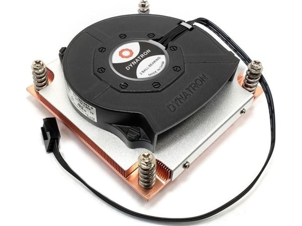 Dynatron Q-3 - jäähdytyselementti/säteilijä - 8 cm - 22,28 cfm - musta - hopea