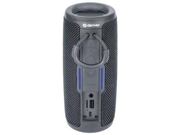 DENVER BTV-150GR - Høyttaler - for bærbar bruk - trådløs - Bluetooth - 10 watt - grå
