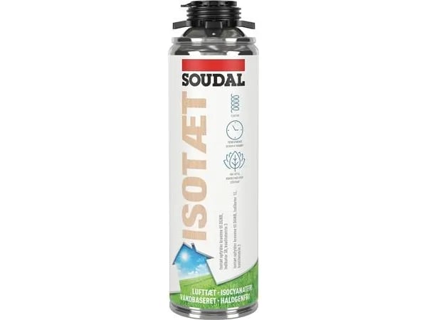 Soudal tiiviste 500ml - Isotiivis valkoinen, vesiohenteinen vaahtoava tiiviste/täyteaine