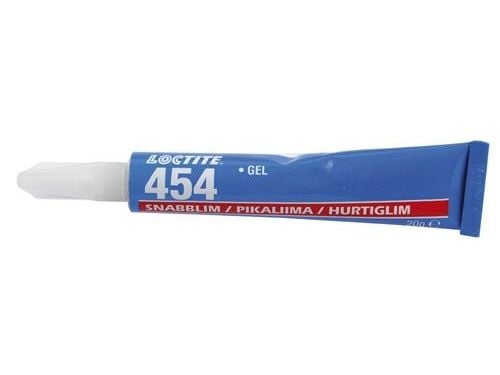 Hurtiglim 454 cyanoacrylate 20gr gel