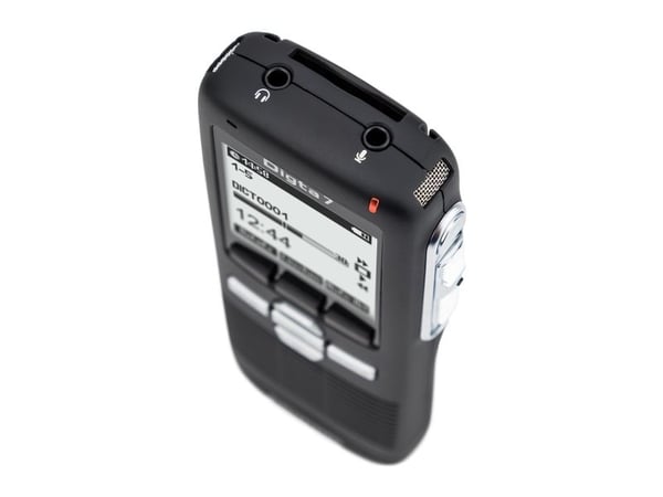 Grundig Digta 7 Stand-Alone Kit, 25 h, Quality Play (QP), Perussoitto (SP), DSS, MP3, WAV, 200 - 7500 Hz, 64 - 192 Kbit/s, LCD